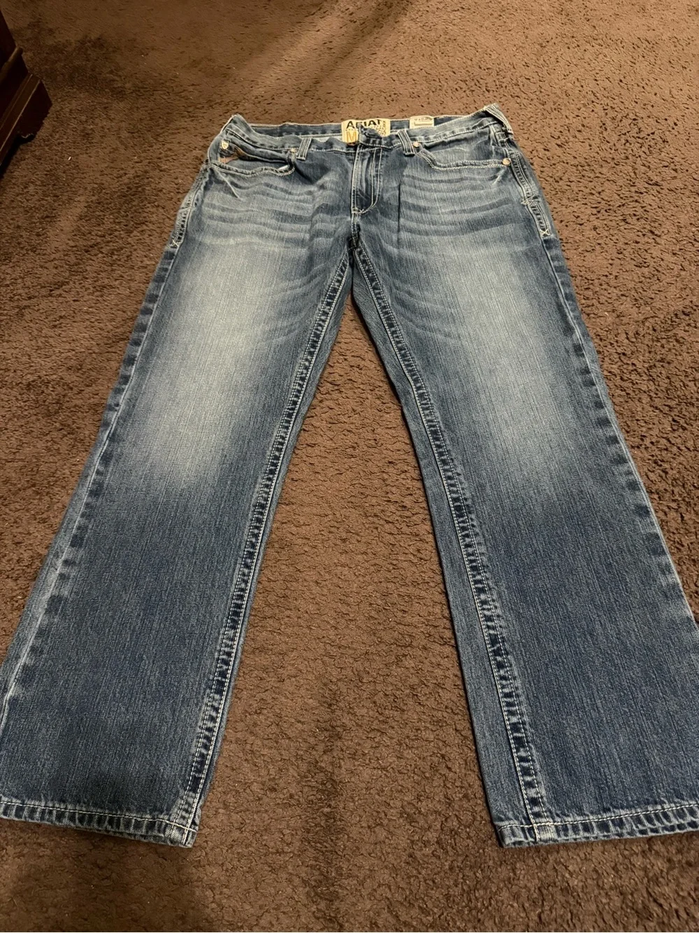 Ariat Men’s Bootcut Jeans - Medium Blue Wash